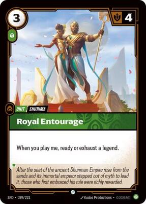 Riftbound: League of Legends Trading Card Game - Spiritforged - Royal Entourage - Common - Normal