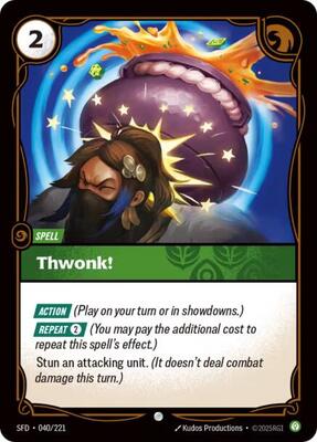 Riftbound: League of Legends Trading Card Game - Spiritforged - Thwonk! - Common - Normal