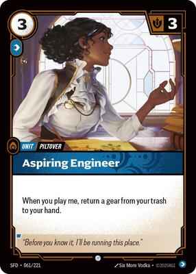 Riftbound: League of Legends Trading Card Game - Spiritforged - Aspiring Engineer - Common - Normal