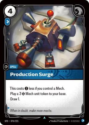 Riftbound: League of Legends Trading Card Game - Spiritforged - Production Surge - Uncommon - Normal
