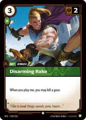 Riftbound: League of Legends Trading Card Game - Spiritforged - Disarming Rake - Common - Foil
