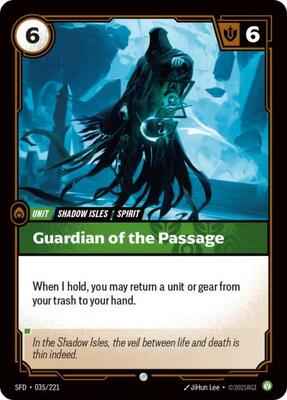 Riftbound: League of Legends Trading Card Game - Spiritforged - Guardian of the Passage - Common - Foil