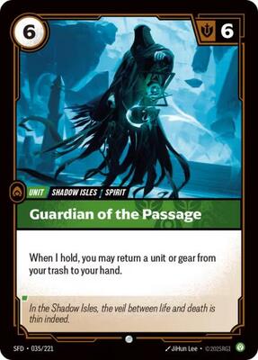 Riftbound: League of Legends Trading Card Game - Spiritforged - Guardian of the Passage - Common - Normal