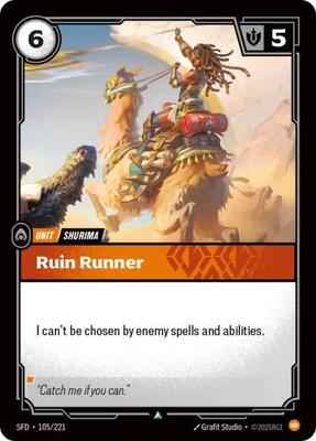 Riftbound: League of Legends Trading Card Game - Spiritforged - Ruin Runner - Uncommon - Normal