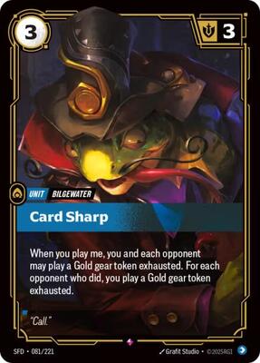 Riftbound: League of Legends Trading Card Game - Spiritforged - Card Sharp - Rare - Foil