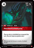 Riftbound: League of Legends Trading Card Game - Spiritforged - Perched Grimwyrm - Uncommon - Foil
