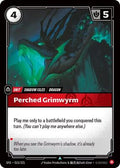 Riftbound: League of Legends Trading Card Game - Spiritforged - Perched Grimwyrm - Uncommon - Normal