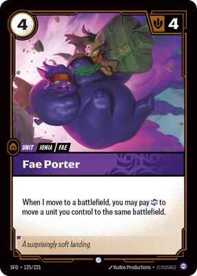 Riftbound: League of Legends Trading Card Game - Spiritforged - Fae Porter - Common - Foil