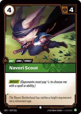 Riftbound: League of Legends Trading Card Game - Spiritforged - Navori Scout - Common - Normal
