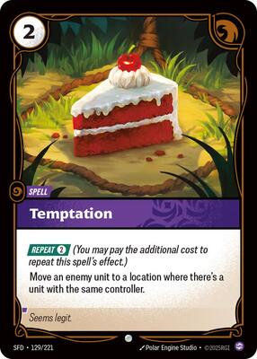 Riftbound: League of Legends Trading Card Game - Spiritforged - Temptation - Common - Normal
