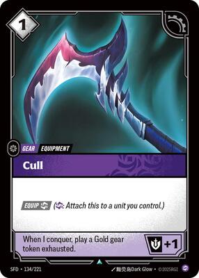 Riftbound: League of Legends Trading Card Game - Spiritforged - Cull - Uncommon - Normal