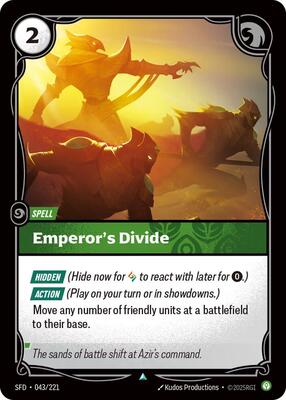 Riftbound: League of Legends Trading Card Game - Spiritforged - Emperor's Divide - Uncommon - Normal