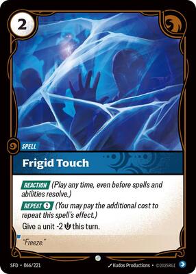 Riftbound: League of Legends Trading Card Game - Spiritforged - Frigid Touch - Common - Normal