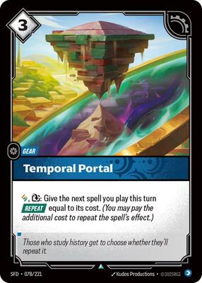 Riftbound: League of Legends Trading Card Game - Spiritforged - Temporal Portal - Uncommon - Normal