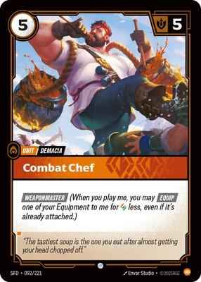 Riftbound: League of Legends Trading Card Game - Spiritforged - Combat Chef - Common - Normal