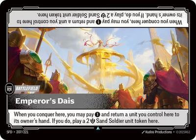 Riftbound: League of Legends Trading Card Game - Spiritforged - Emperor's Dais - Uncommon - Normal