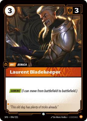 Riftbound: League of Legends Trading Card Game - Seelengeschmiedet - Laurent Klingenwahrer - Gewöhnlich - Normal