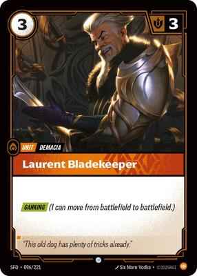 Riftbound: League of Legends Trading Card Game - Spiritforged - Laurent Bladekeeper - Common - Normal