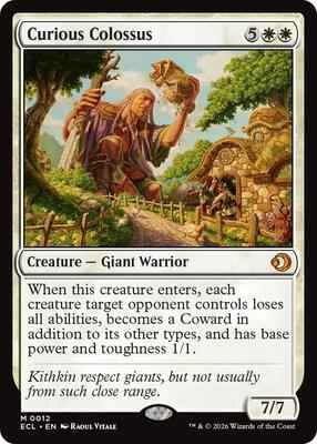 Magic: The Gathering - Lorwyn Eclipsed - Curious Colossus - 12 - Normal