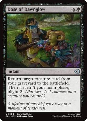 Magic: The Gathering - Lorwyn Eclipsed - Dose of Dawnglow - FOIL