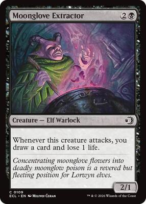 Magic: The Gathering - Lorwyn Eclipsed - Moonglove Extractor - Normal - Anime Card Craze