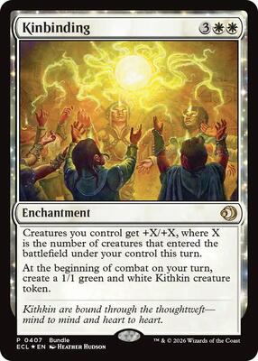 Magic: The Gathering - Lorwyn Eclipsed - Kinbinding - Foil (Bundle Promo) - Anime Card Craze