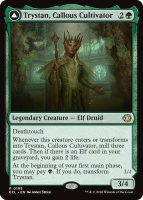 Magic: The Gathering - Lorwyn Eclipsed - Trystan, Callous Cultivator - Normal - Anime Card Craze