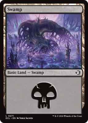 Magic: The Gathering - Lorwyn Eclipsed - Swamp (0271) - 271 - Normal