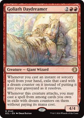 Magic: The Gathering - Lorwyn Eclipsed - Goliath Daydreamer - Normal - Anime Card Craze