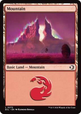Magic: The Gathering - Lorwyn Eclipsed - Mountain (0272) - Normal - Anime Card Craze