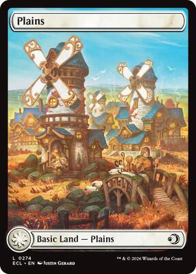 Magic: The Gathering - Lorwyn Eclipsed - Plains (0274) - Normal - Anime Card Craze