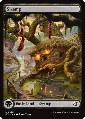 Magic: The Gathering - Lorwyn Eclipsed - Swamp (0276) - FOIL