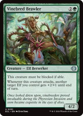 Magic: The Gathering - Lorwyn Eclipsed - Vinebred Brawler - Normal - Anime Card Craze