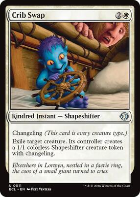 Magic: The Gathering - Lorwyn Eclipsed - Crib Swap - Normal - Anime Card Craze
