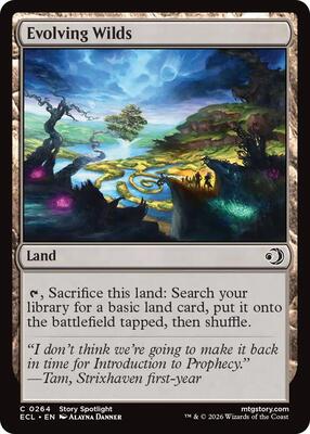 Magic: The Gathering - Lorwyn Eclipsed - Evolving Wilds - Normal - Anime Card Craze