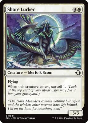 Magic: The Gathering - Lorwyn Eclipsed - Shore Lurker - Normal - Anime Card Craze