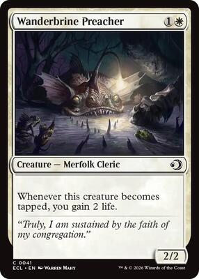 Magic: The Gathering - Lorwyn Eclipsed - Wanderbrine Preacher - Normal - Anime Card Craze