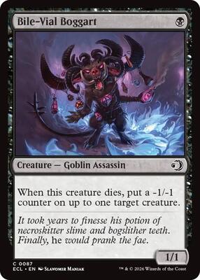 Magic: The Gathering - Lorwyn Eclipsed - Bile-Vial Boggart - Normal - Anime Card Craze