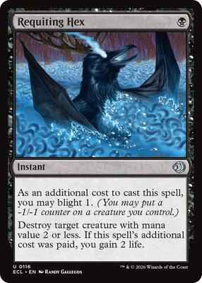 Magic: The Gathering - Lorwyn Eclipsed - Requiting Hex - Foil