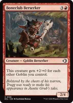 Magic: The Gathering - Lorwyn Eclipsed - Boneclub Berserker - 126 - Normal