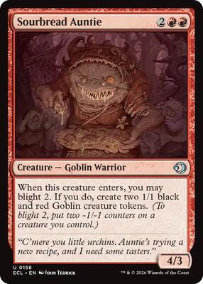 Magic: The Gathering - Lorwyn Eclipsed - Sourbread Auntie - Normal - Anime Card Craze