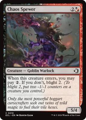 Magic: The Gathering - Lorwyn Eclipsed - Chaos Spewer - Normal - Anime Card Craze