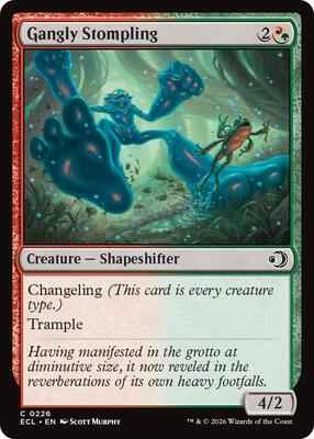 Magic: The Gathering - Lorwyn Eclipsed - Gangly Stompling - Normal