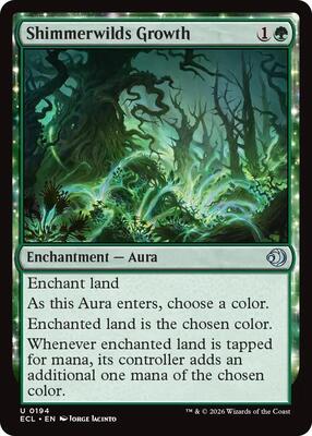 Magic: The Gathering - Lorwyn Eclipsed - Shimmerwilds Growth - Normal - Anime Card Craze