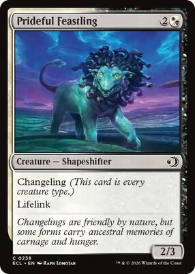 Magic: The Gathering - Lorwyn Eclipsed - Prideful Feastling - Normal - Anime Card Craze