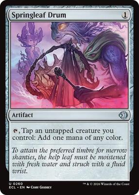 Magic: The Gathering - Lorwyn Eclipsed - Springleaf Drum - Normal - Anime Card Craze