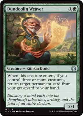 Magic: The Gathering - Lorwyn Eclipsed - Dundoolin Weaver - 175 - Normal