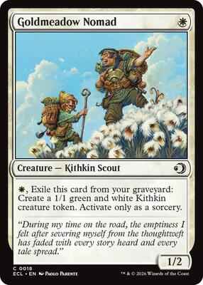 Magic: The Gathering - Lorwyn Eclipsed - Goldmeadow Nomad - 18 - Normal