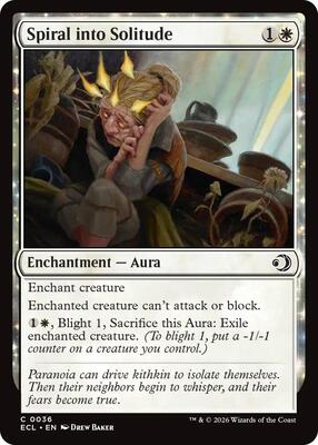 Magic: The Gathering - Lorwyn Eclipsed - Spiral into Solitude - Normal - Anime Card Craze