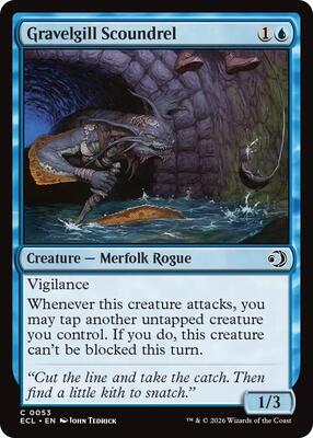 Magic: The Gathering - Lorwyn Eclipsed - Gravelgill Scoundrel - Normal - Anime Card Craze